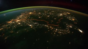 la muralla china es visible desde el espacio exterior