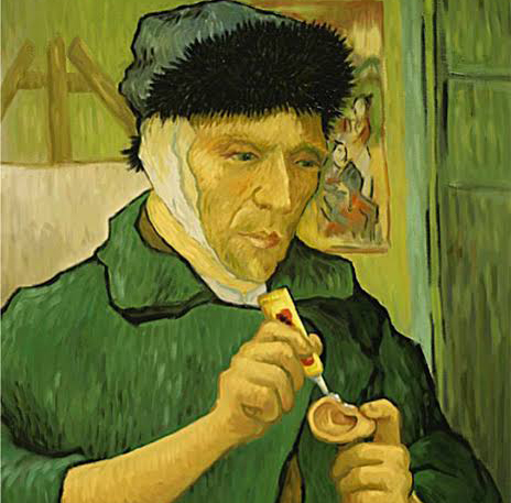 ¿Van Gogh se cortó toda la oreja?