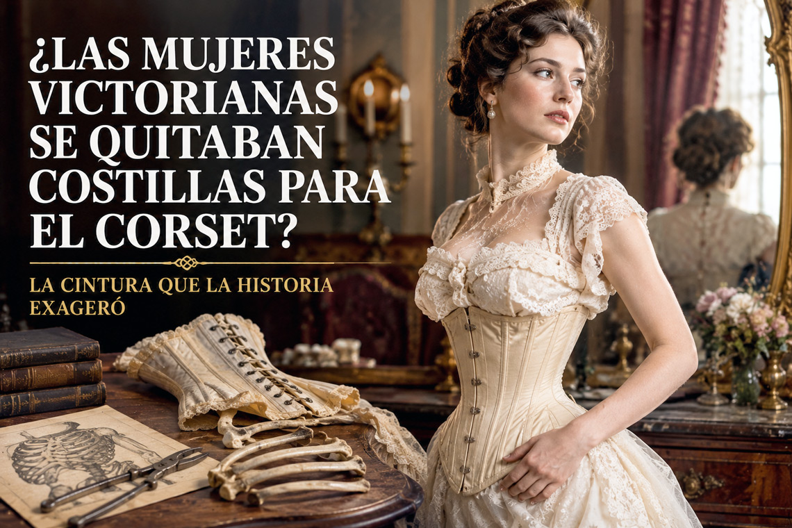 Las mujeres victorianas se quitaban costillas para el corsé
